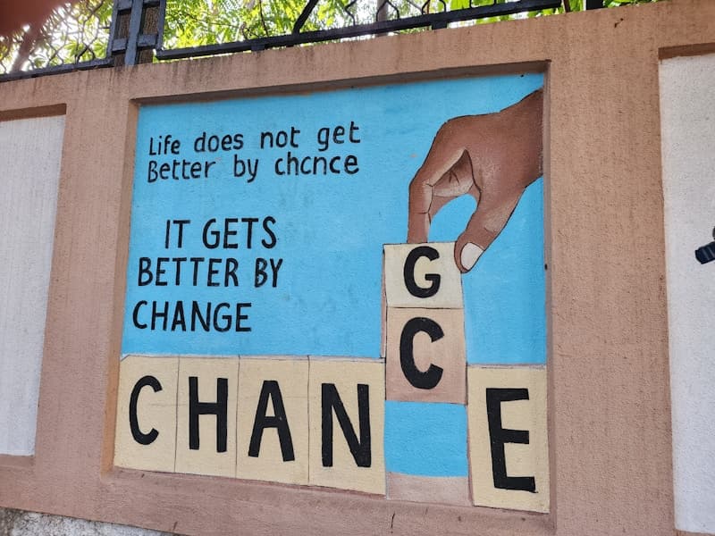 Motivational street art displaying hope and new beginnings